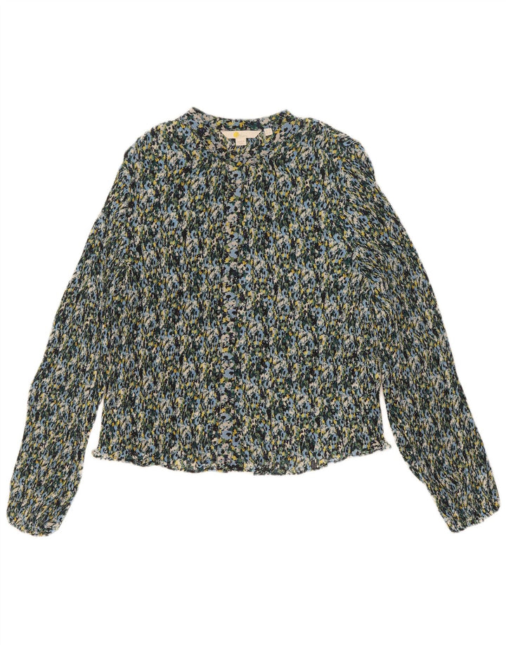 Blusa tipo camisa para mujer Boden UK 42 Mediana Poliéster floral multicolor