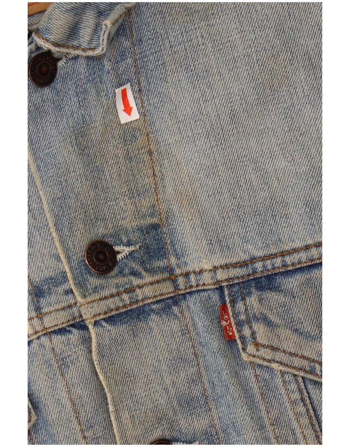 Levi's Chaqueta vaquera para hombre UK 40 Algodón azul grande