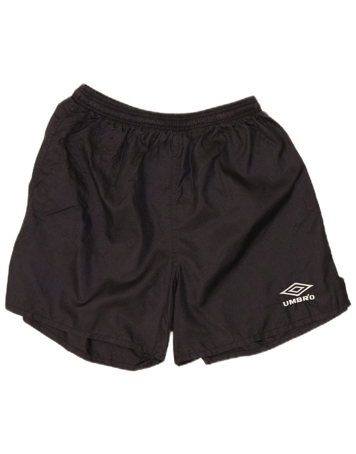 UMBRO Pantalones cortos deportivos para mujer UK 40 Medium Black Argyle/Diamond Nylon