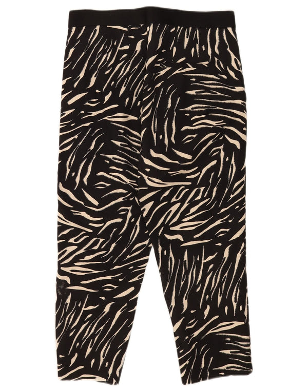 Marks & Spencer Pantalones Capri para Mujer UK 12 Medium W30 L21 Negro