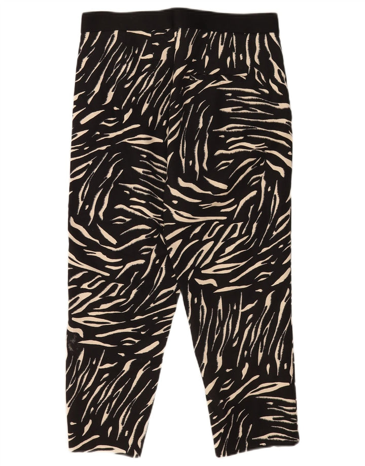 Marks & Spencer Pantalones Capri para Mujer UK 12 Medium W30 L21 Negro