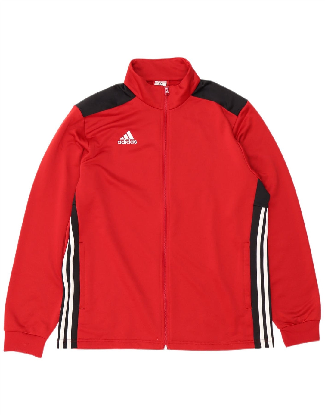 ADIDAS Hombre Chándal Top Jacket XL Rojo Colorblock Poliéster