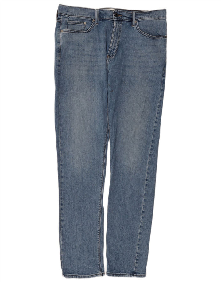 Marks & Spencer Vaqueros ajustados para hombre W34 L33 Algodón azul