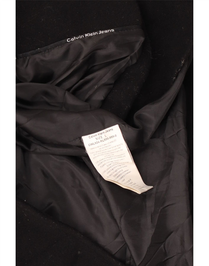 Calvin Klein Jeans Abrigo para mujer Reino Unido 44 Grande Lana negra