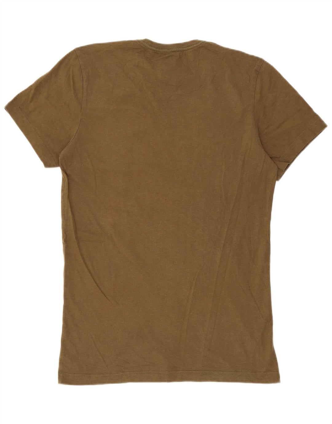 Adidas - Camiseta gráfica para hombre, talla pequeña, algodón caqui