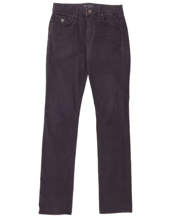 Guess Pantalón casual ajustado para hombre W28 L34 Algodón azul marino