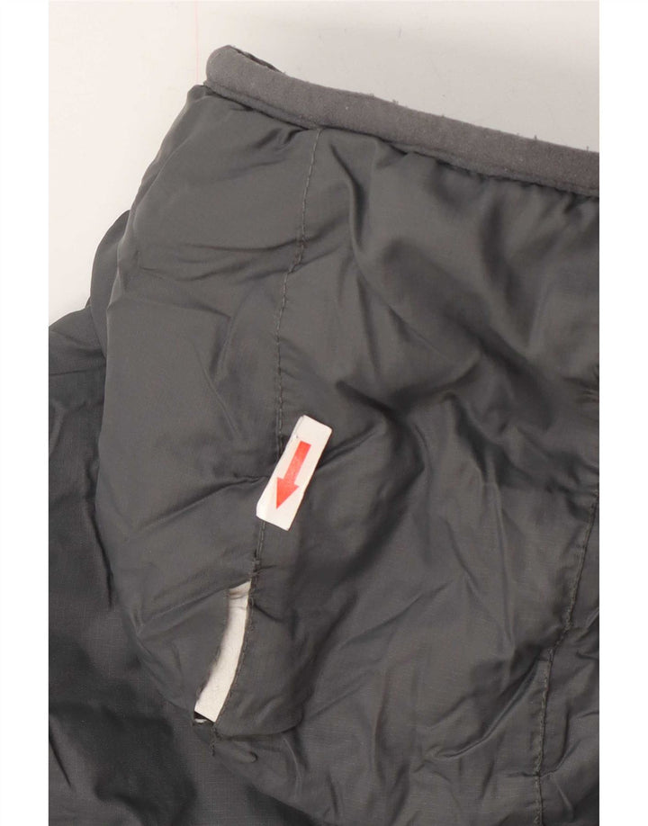 K-Way Chaqueta cortavientos con capucha para mujer UK 8 Small Gris Poliamida