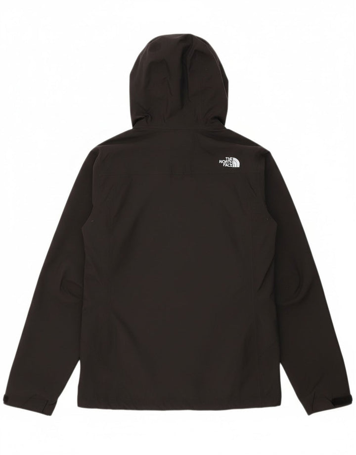 The North Face Chaqueta cortavientos con capucha para mujer UK 10 Small Black Nylon