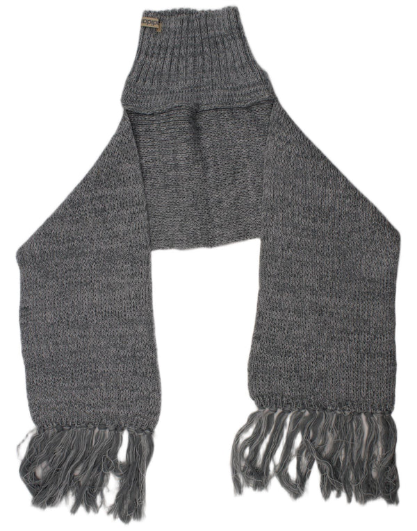 Adidas - Bufanda rectangular de punto para mujer, talla única, poliacrílico gris