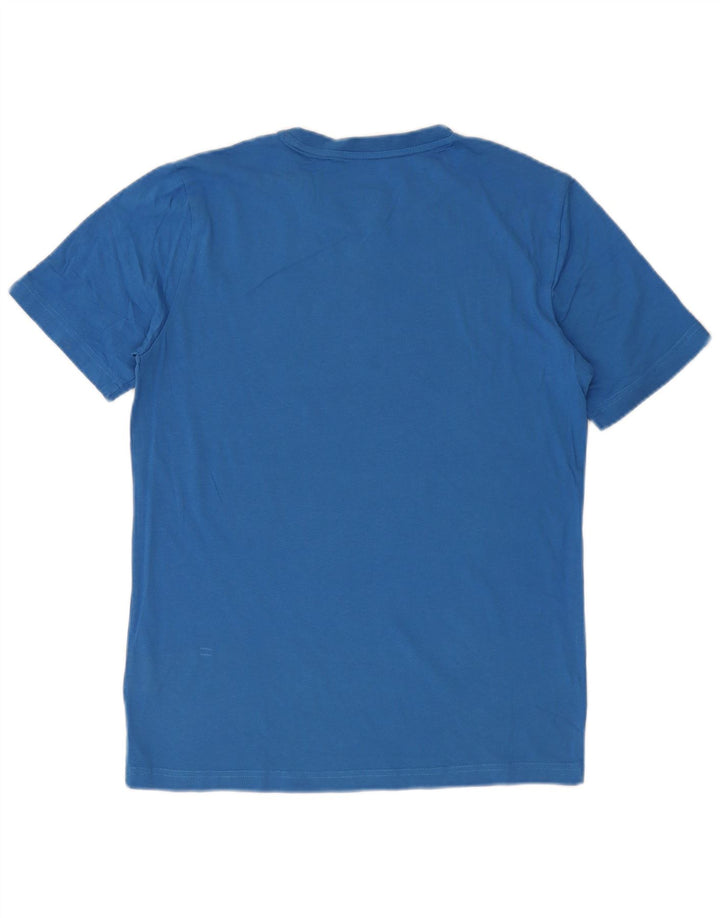 Puma Camiseta gráfica para hombre Top Small Blue Cotton