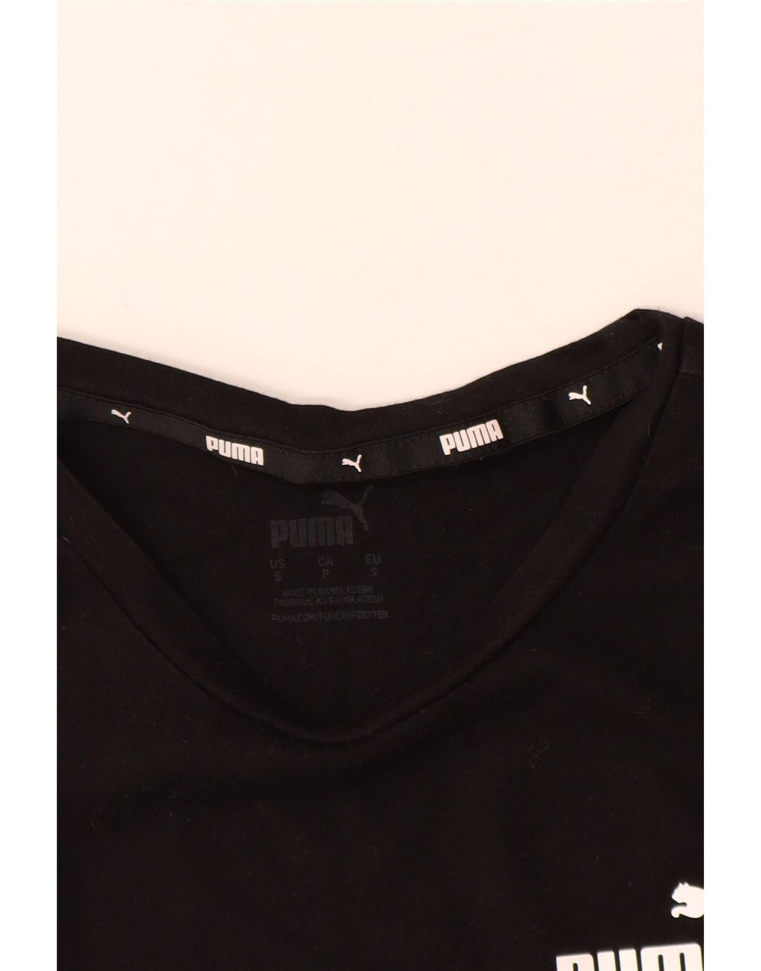 PUMA Camiseta para mujer Top UK 10 Small Black
