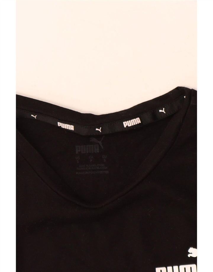 PUMA Camiseta para mujer Top UK 10 Small Black