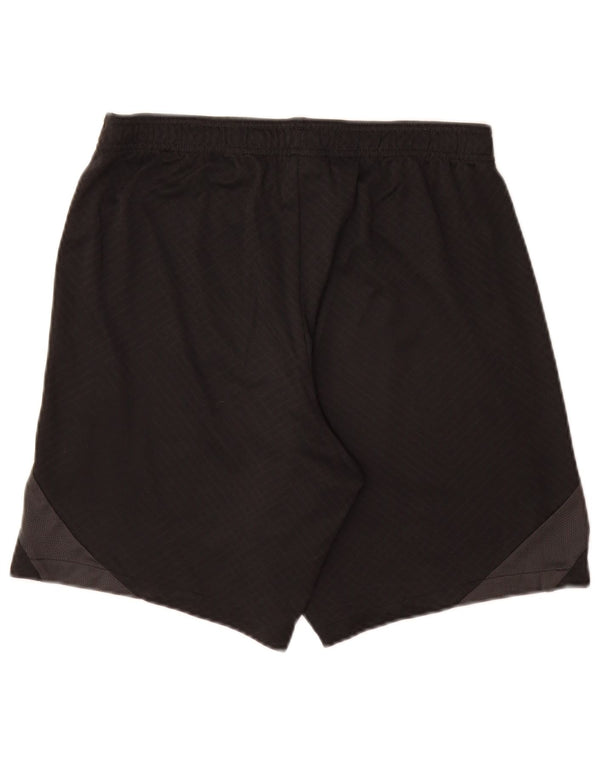 Nike Climalite - Pantalones cortos deportivos ajustados para hombre, talla grande, color negro, poliéster