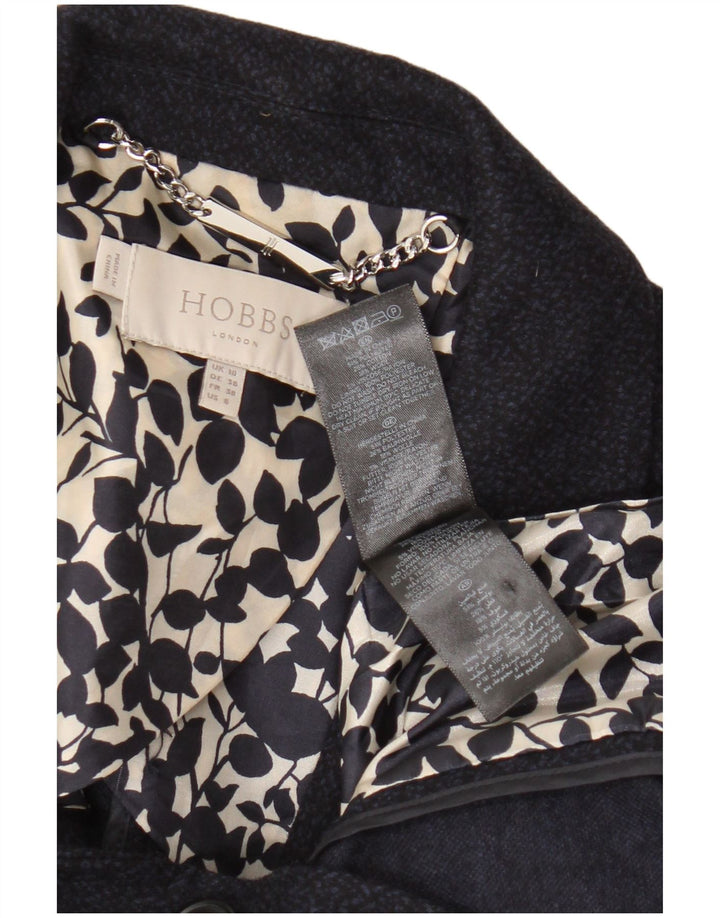 Hobbs Chaqueta tipo blazer con 1 botón para mujer UK 10 Small Poliéster azul marino