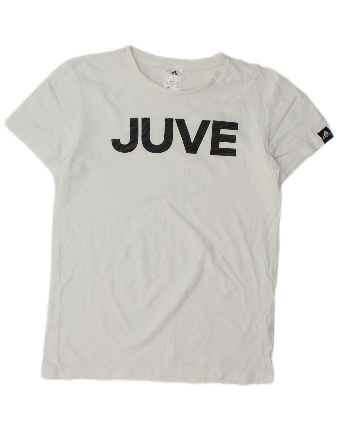 Adidas - Camiseta gráfica para hombre, talla pequeña, color blanco