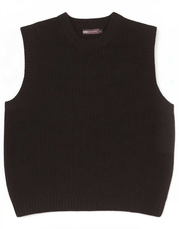 Marks & Spencer Chaleco para hombre Camiseta sin mangas Mediana Poliéster negro