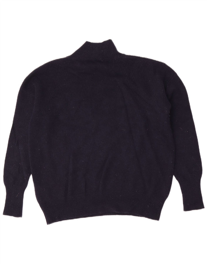 Joules - Jersey con cuello alto para mujer, talla 40, talla mediana, color azul marino