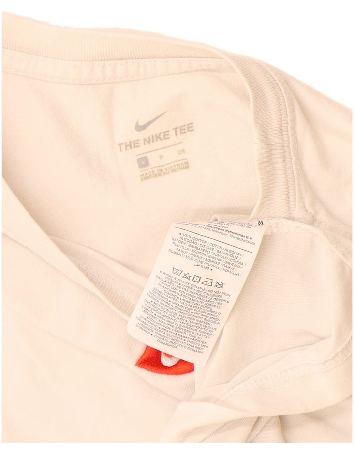 Camiseta Nike Hombre Top Small Blanco Algodón