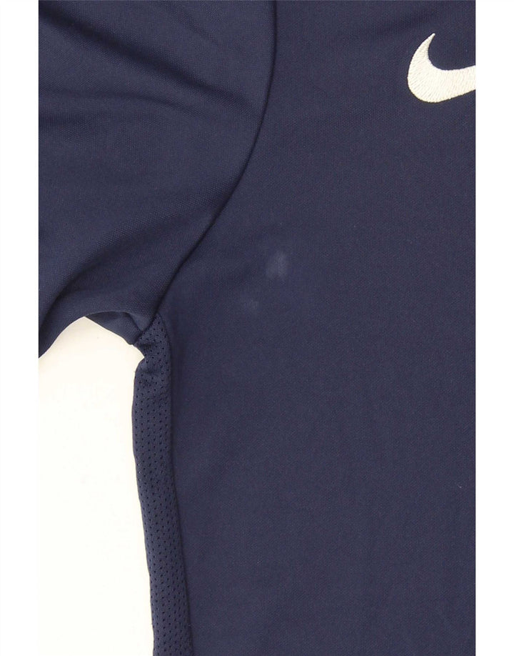 Camiseta Nike Dri Fit para hombre Top Small Azul marino Poliéster