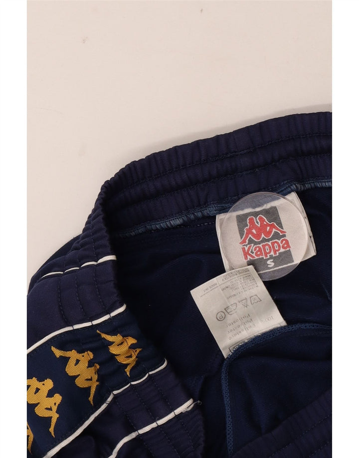 Kappa Mens Graphic Sport Shorts Small Azul Marino Poliéster