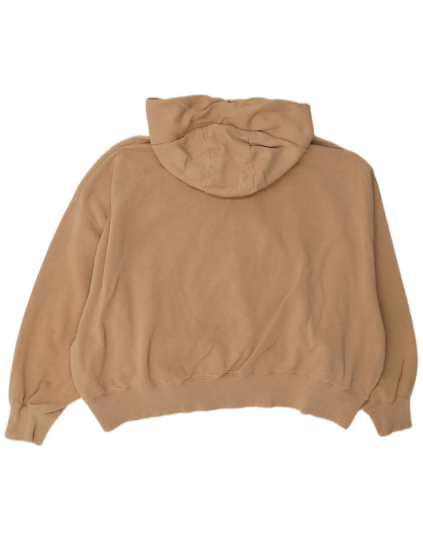 Nike - Jersey con capucha extragrande para mujer, talla grande, algodón beige