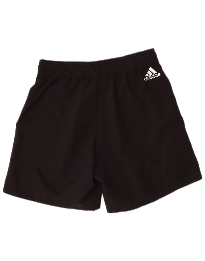 Adidas Pantalones cortos deportivos gráficos para hombre Poliéster negro mediano
