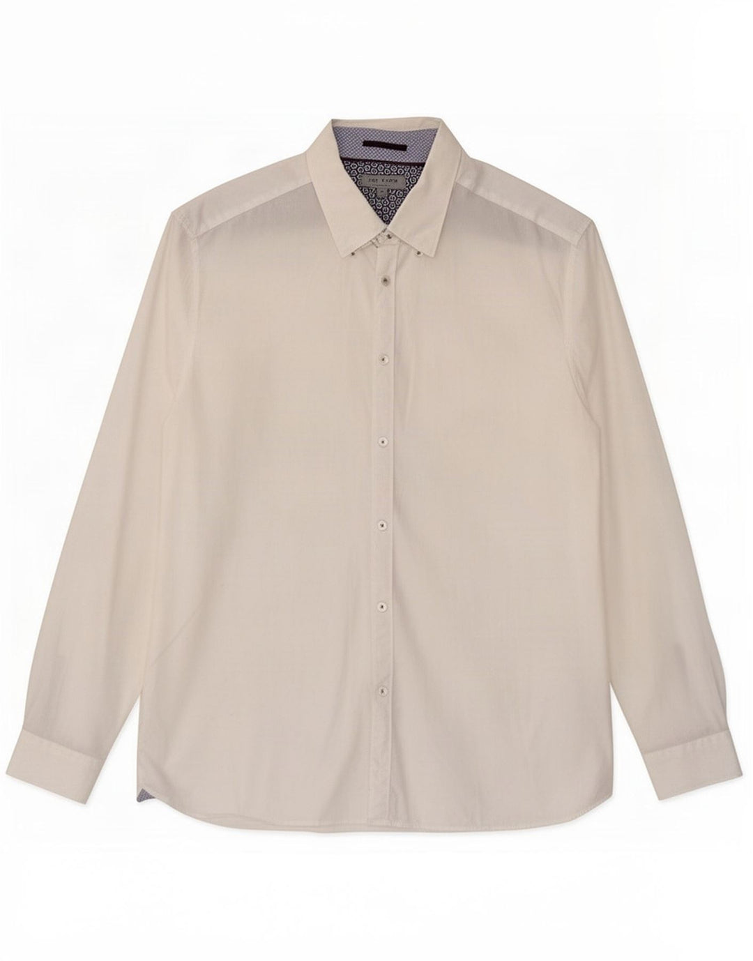 Ted Baker Camisa para hombre Talla 6 2XL Algodón blanco