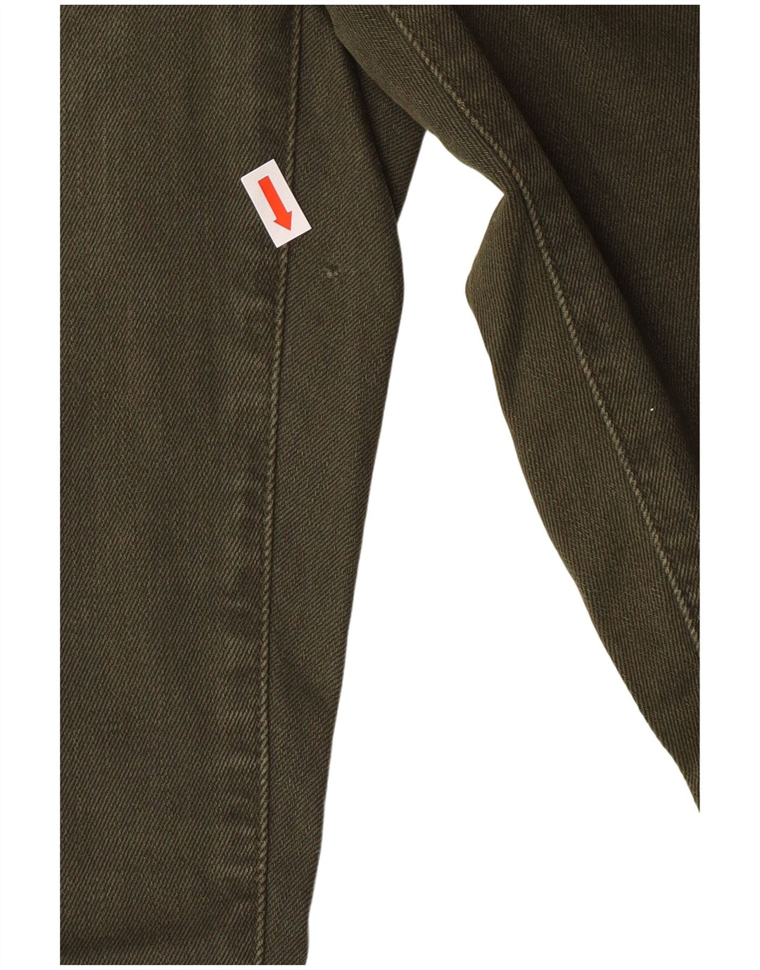 RALPH LAUREN Vaqueros rectos para mujer US 6 mediano W28 L26 algodón caqui