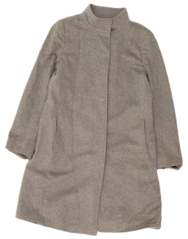 Abrigo Max Mara para mujer UK 10 Small Grey Wool