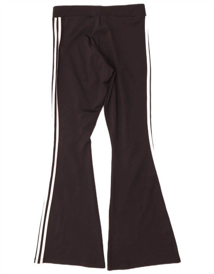 Adidas Leggings acampanados para mujer UK 46 Grande Poliéster negro