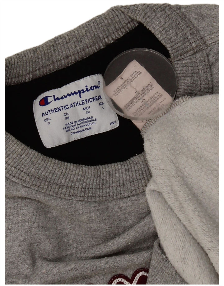 Champion Sudadera Gráfica para Hombre Jersey Pequeño De Algodón Gris