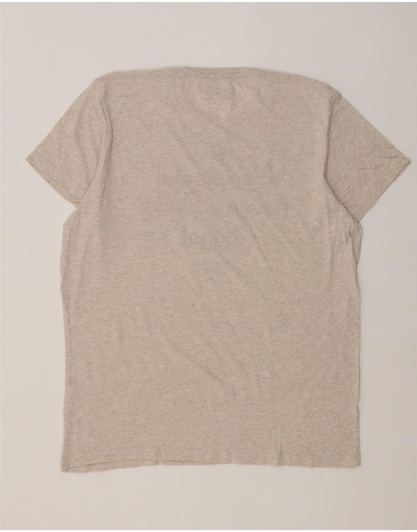 Wrangler Camiseta con gráfico regular para hombre Top XL Algodón moteado beige