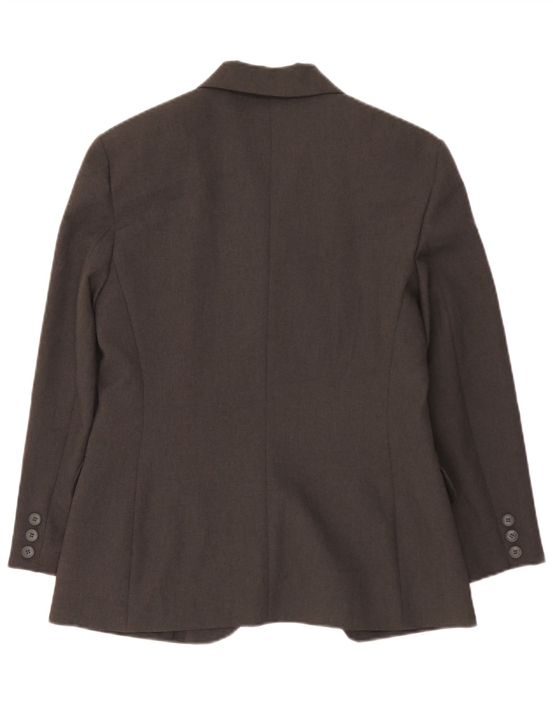 Benetton Blazer De 3 Botones Mujer IT 44 Poliéster Gris Medio