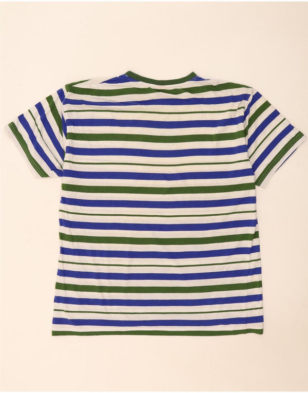 Santa Cruz Camiseta gráfica para hombre Top XL Algodón a rayas multicolor