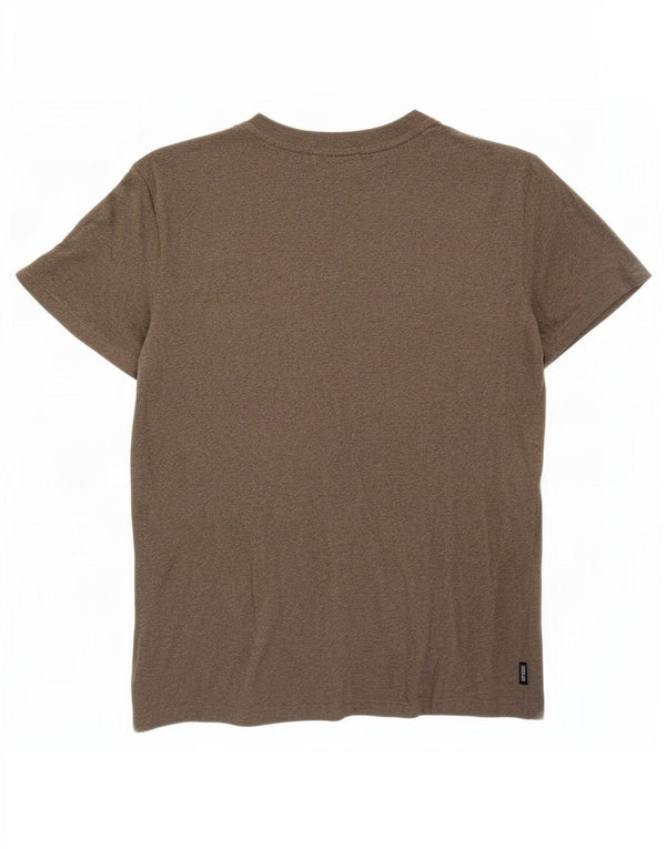 Superdry Camiseta para hombre Top Medium Khaki de algodón moteado