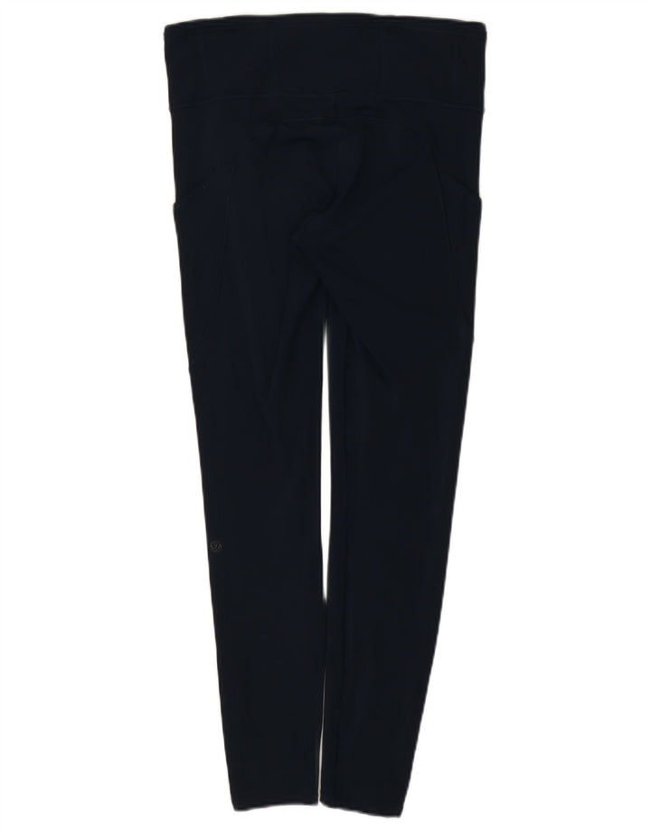 Lululemon Leggings de cintura alta para mujer US 10 grande azul marino