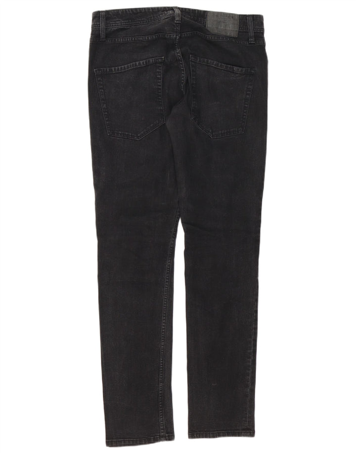 Jack & Jones Hombre Tim Slim Jeans W32 L32 Negro