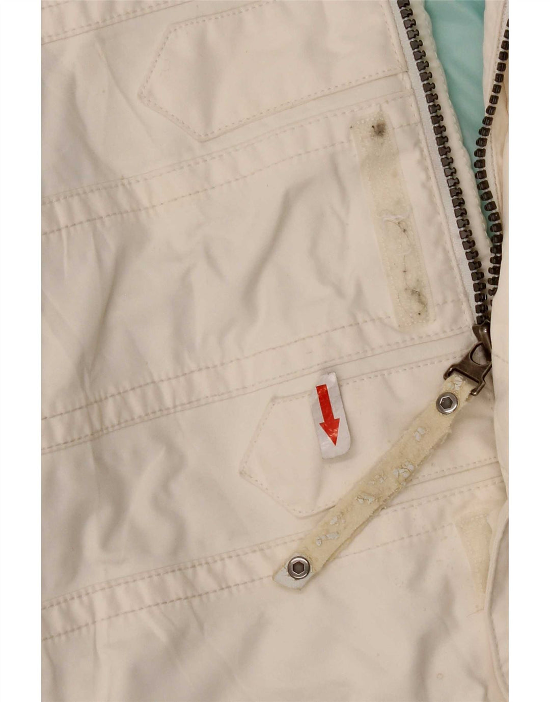 The North Face Chaqueta de esquí con capucha para mujer UK 10 Small White Poliéster