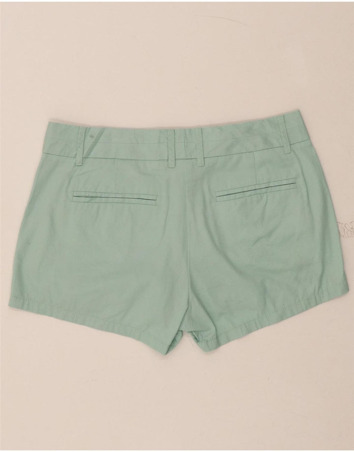 J. CREW Womens Broken In Chino Shorts US 6 Medium W32 Turquoise Cotton Vintage J. Crew and Second-Hand J. Crew from Messina Hembry 