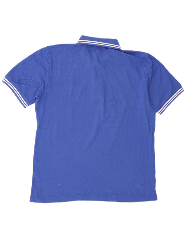 Kappa Polo Hombre Azul Grande