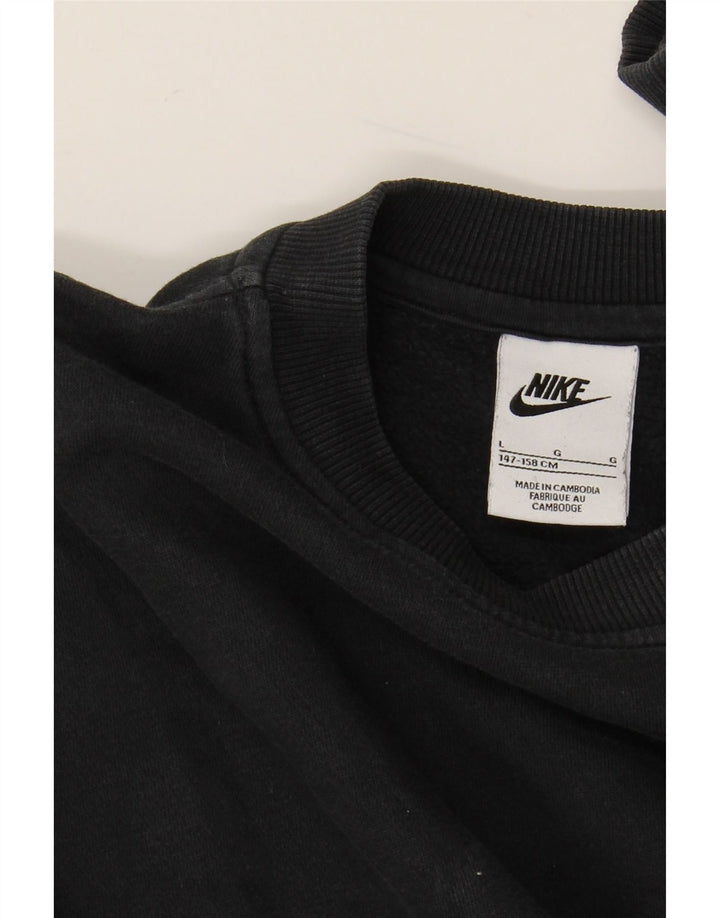 NIKE Sudadera Jumper para niños 12-13 años Grande Negro