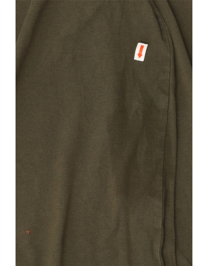 TIMBERLAND Top gráfico de ajuste regular para hombre Manga larga XL Algodón caqui