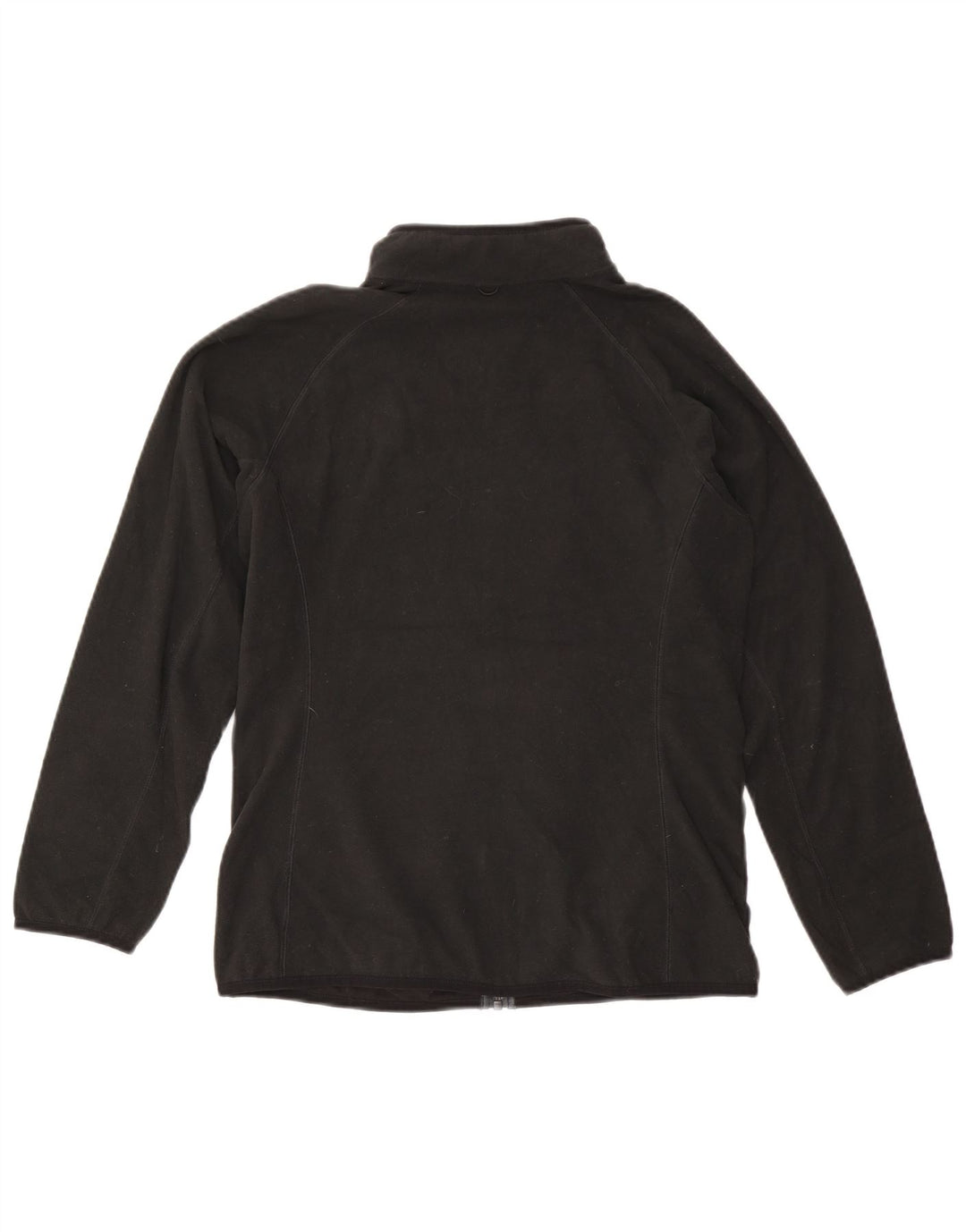 TIMBERLAND Chaqueta polar de ajuste regular para mujer, Reino Unido 44, poliéster negro mediano