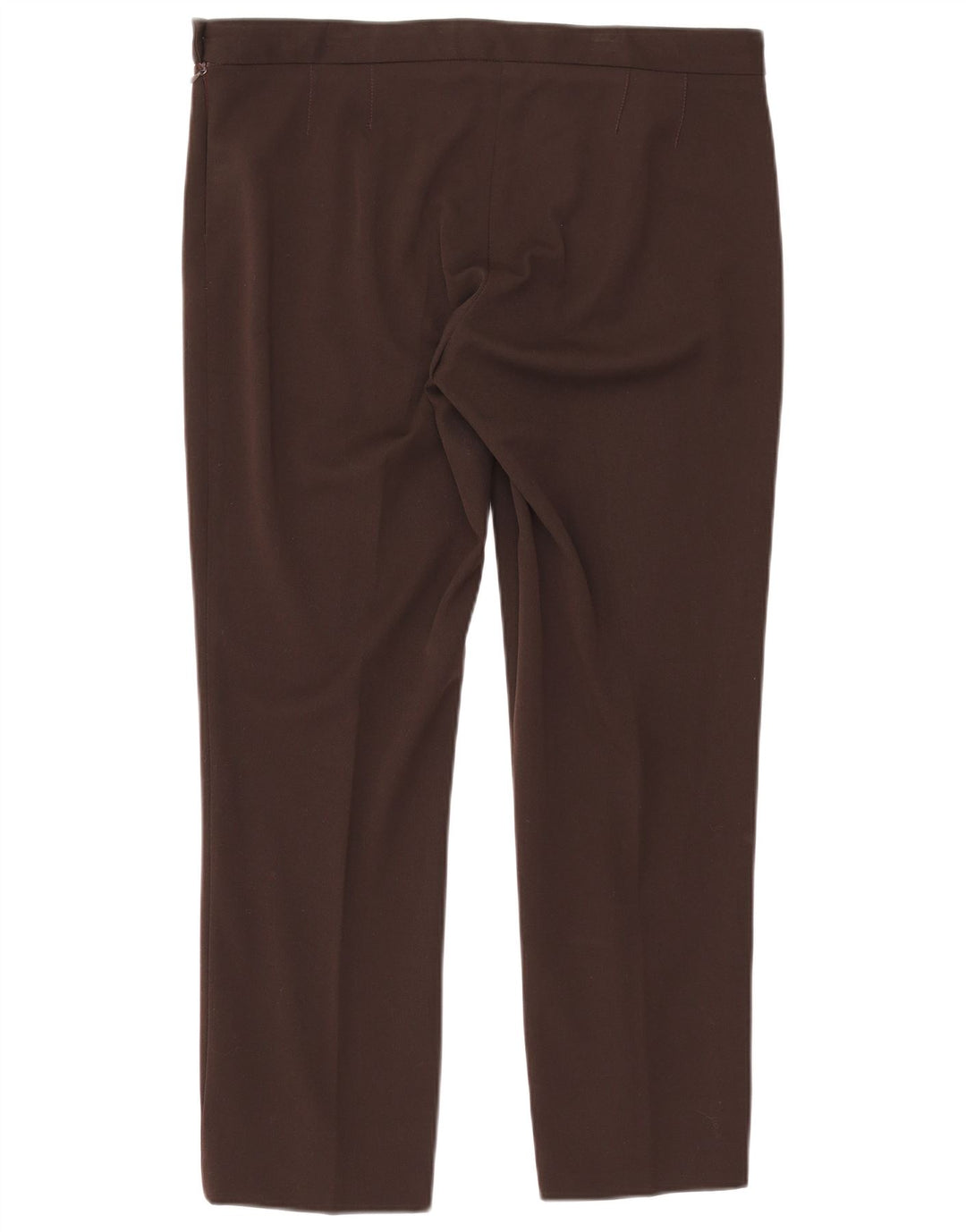 CONTE OF FLORENCE Pantalones casuales rectos para mujer IT 52 2XL W36 L28 Marrón