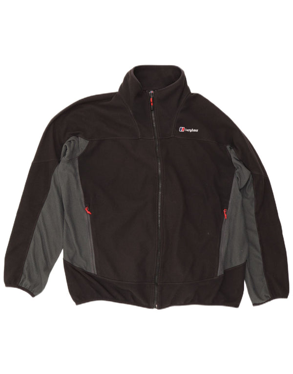 Berghaus Chaqueta polar para hombre UK 44 2XL Negro Colorblock