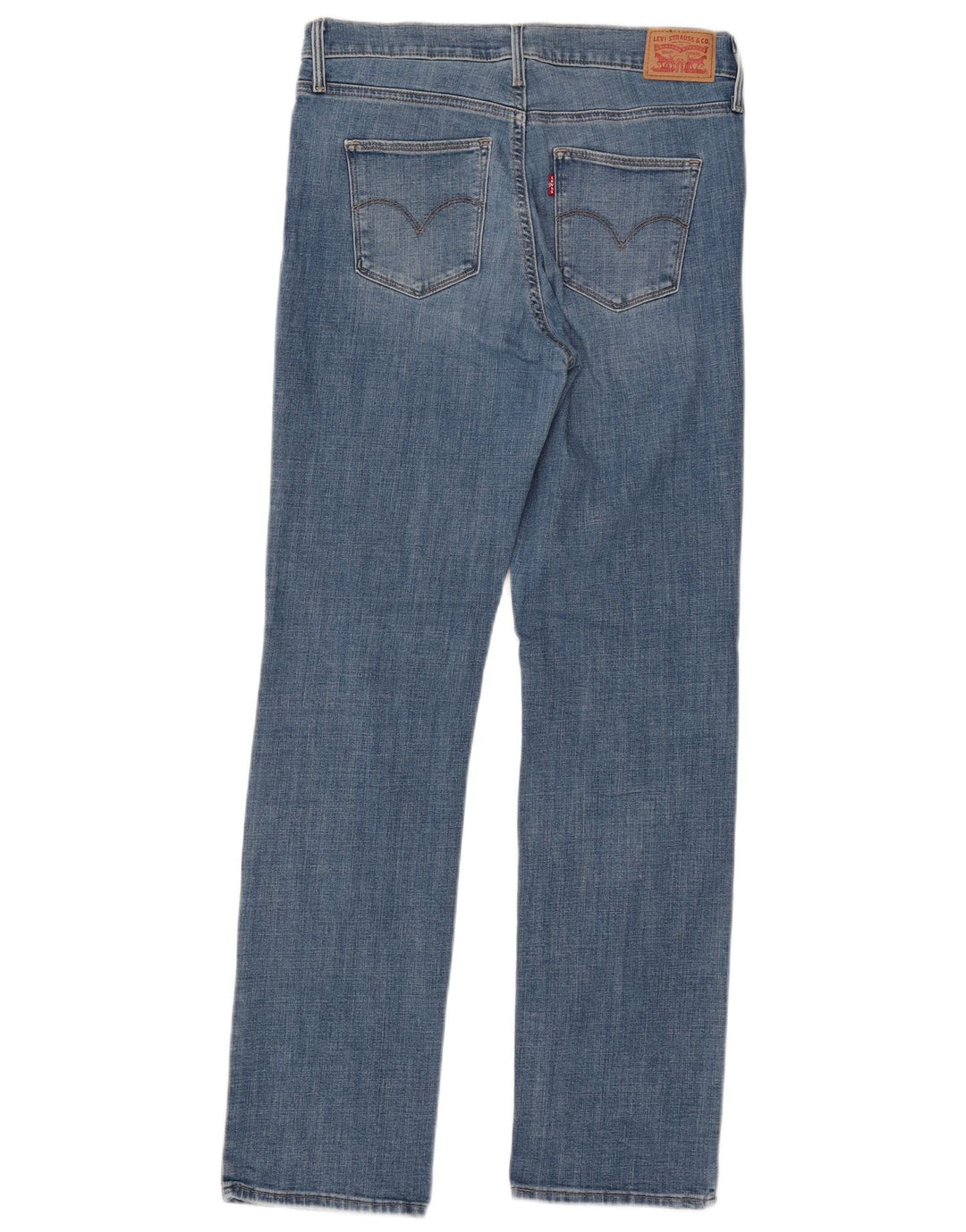 LEVI'S Jeans Rectos Adelgazantes Mujer W31 L32 Algodón Azul