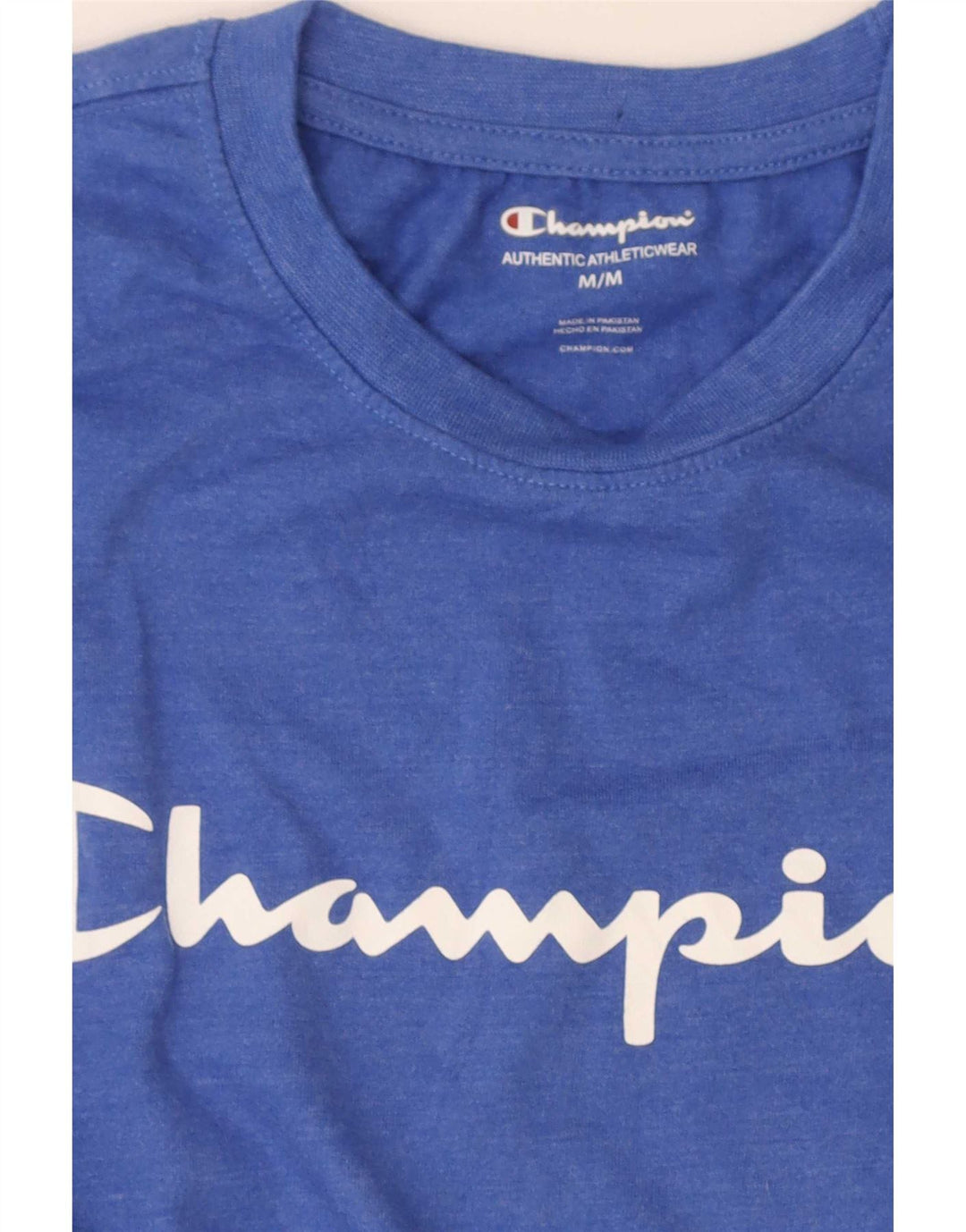 Champion Camiseta Regular Con Gráfico Para Hombre Azul Medio