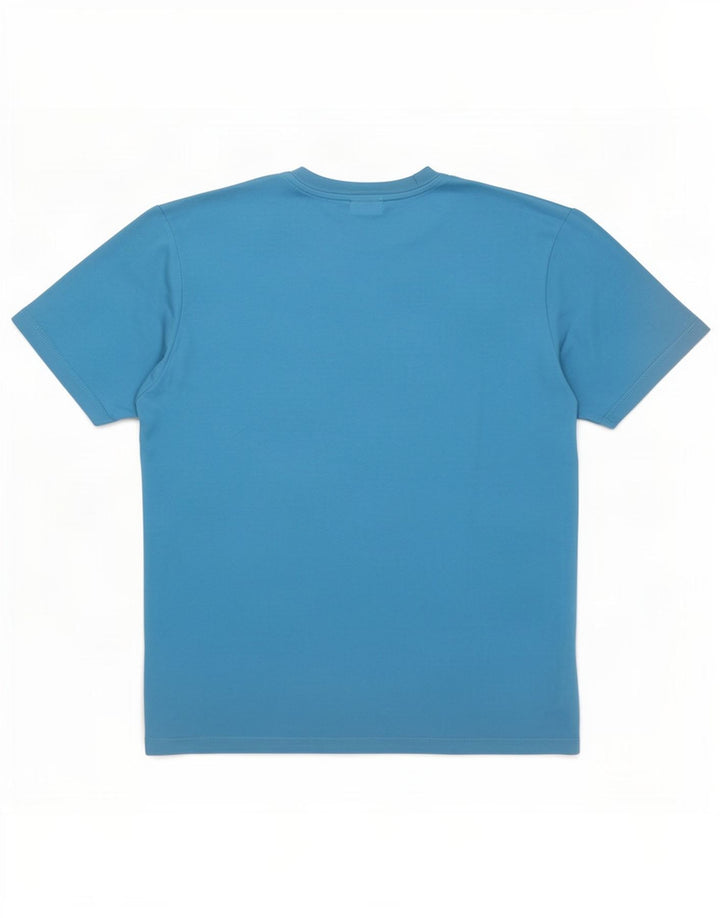 Champion Camiseta estampada para hombre Top azul grande
