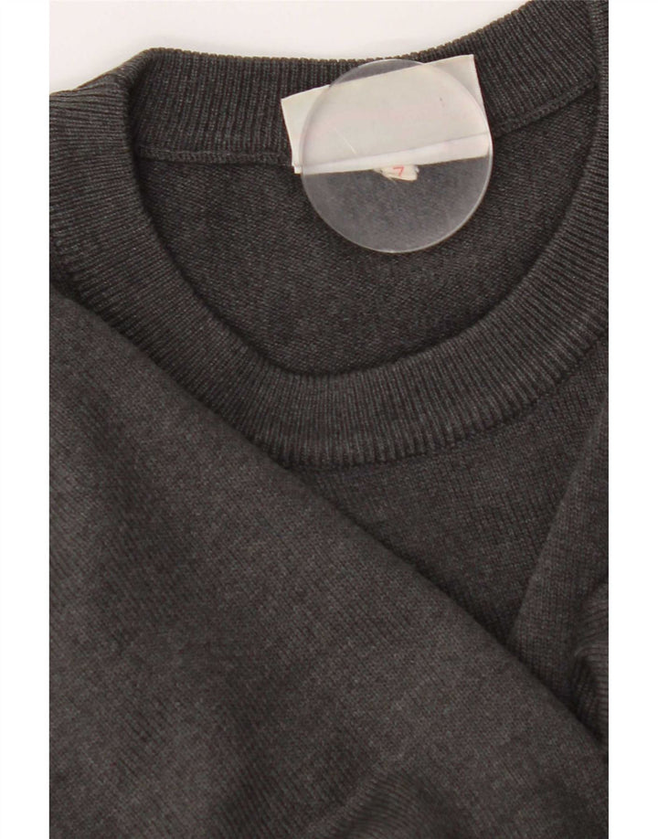 Lacoste Jersey De Cuello Redondo Para Hombre XL Lana Gris