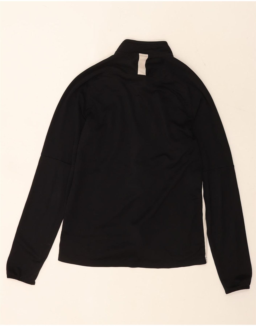 Nike Hombre Dri Fit Chándal Top Chaqueta Mediano Negro Colorblock Poliéster